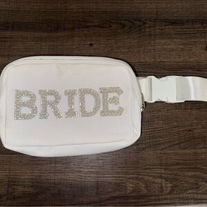 White Bride Belt Bag